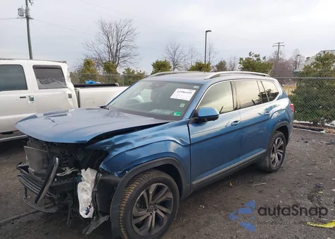 2021 Volkswagen Atlas 3.6L V6 Sel Premium from USA, damaged, VIN 1V2TR2CA7MC526311